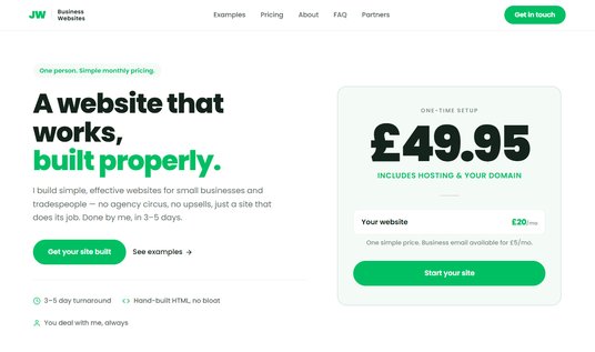JW Business Websites — this site